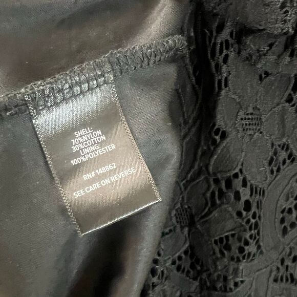 Torrid Blouse Womens 0X Black Lacy Ruffles Whimsygoth Fairygoth Coquette Top - Picture 13 of 16